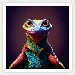 Colourful Lizard Master Sticker